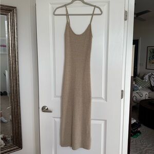 Tan Knit Dress